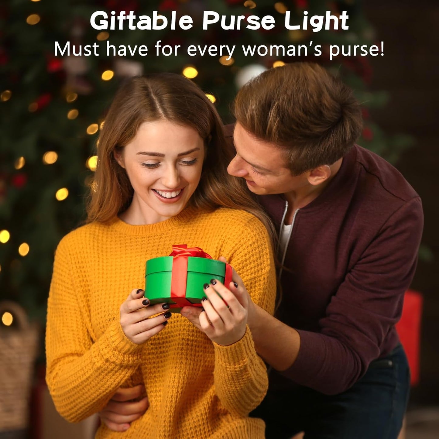 Purse Light Handbag Light with Automatic Sensor, Gift Ideas for Couples Girl Women - Purse Must haves for Women